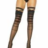 Fun Place Cosplay Halftone Striped Thigh Highs 2 Fun Place Cosplay Halftone Striped Thigh Highs