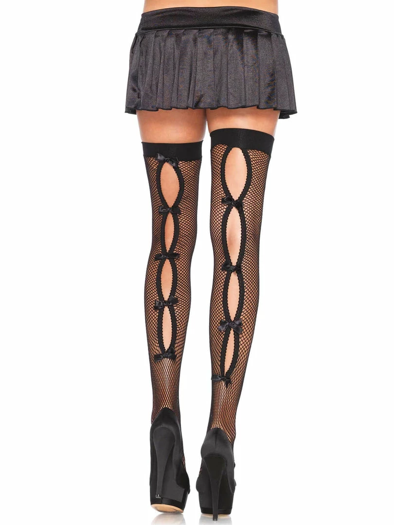 Fun Place Keyhole Backseam Thigh Highs 3 Fun Place Keyhole Backseam Thigh Highs