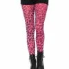 Fun Place Neon Leopard Print Tights Cosplay 1 Fun Place Neon Leopard Print Tights Cosplay