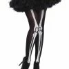 Fun Place Skeleton Print Pantyhose 1 Fun Place Skeleton Print Pantyhose
