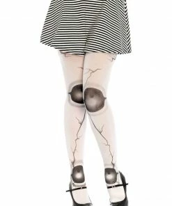 Fun Place Cosplay Cracked Doll Pantyhose
