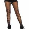 Fun Place Cosplay Bat Wing Sheer Pantyhose