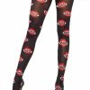Fun Place Vampire Bite Print Pantyhose Cosplay 2 Fun Place Vampire Bite Print Pantyhose Cosplay