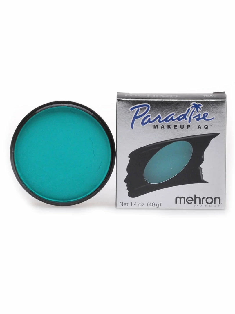 Fun Place Cosplay Mehron Paradise Makeup AQ - Pastel - Teal 3 Fun Place Cosplay Mehron Paradise Makeup AQ - Pastel - Teal
