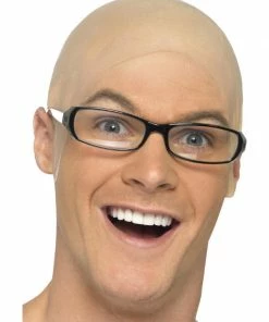 Fun Place Wigs & Hats Bald, Skin Head, Flesh