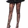 Fun Place Cosplay Sugar Skull Net Pantyhose