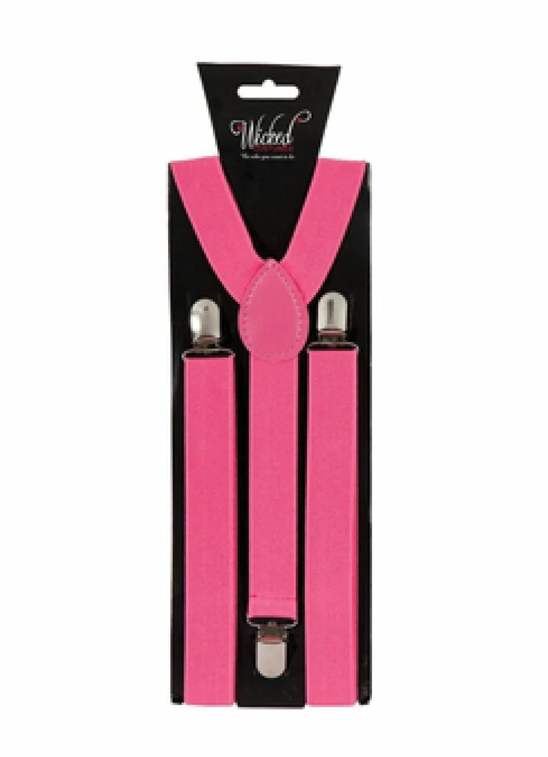 Fun Place Accessories Neon Pink Braces 3 Fun Place Accessories Neon Pink Braces