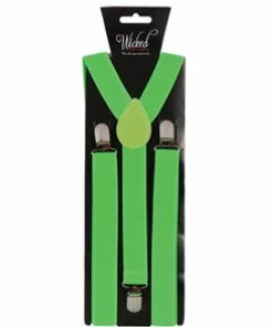 Fun Place St Patrick's Day Light Green Braces