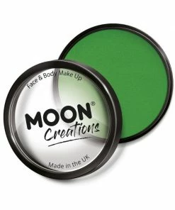 Fun Place Moon Creations Pro Face Paint Cake Pot, Green Cosplay