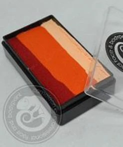 Fun Place African Sunset By YC Art Colour Block One Stroke