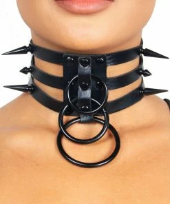 Fun Place Cage Spiked Collar Festivals