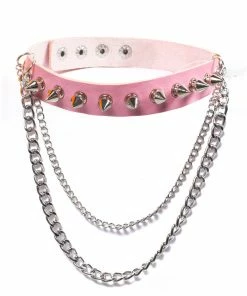 Fun Place Dog Spike Slim Collar