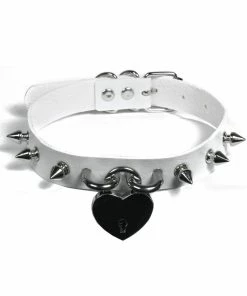 Fun Place Festivals Heart Spiked Collar