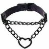 Fun Place Festivals Chain Heart Collar - Various Colours