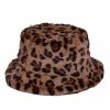 Fun Place Leopard Fluffy Bucket Hat