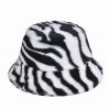 Fun Place White Tiger Fluffy Bucket Hat