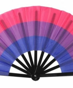 Fun Place Cracking Fan - BISEXUAL PRIDE FLAG