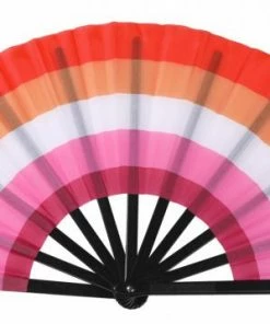 Fun Place Cracking Fan - LESBIAN PRIDE FLAG