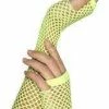 Fun Place Fishnet Gloves, Neon Green