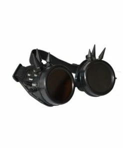 Fun Place Festivals Black Steampunk Goggles