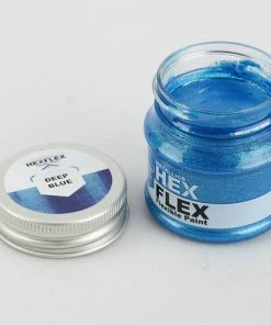 Fun Place Hex Flex Metallic - Deep Blue