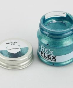 Fun Place Cosplay Hex Flex Metallic - Turquoise