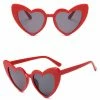 Fun Place Red Heart Shaped Sunglasses Festivals