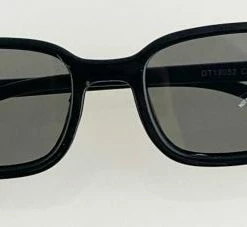 Fun Place Retro Oval Black Sunglasses Festivals