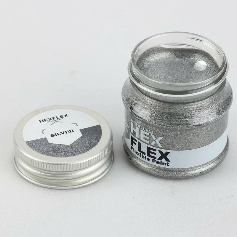 Fun Place Hex Flex Metallic - Silver 3 Fun Place Hex Flex Metallic - Silver